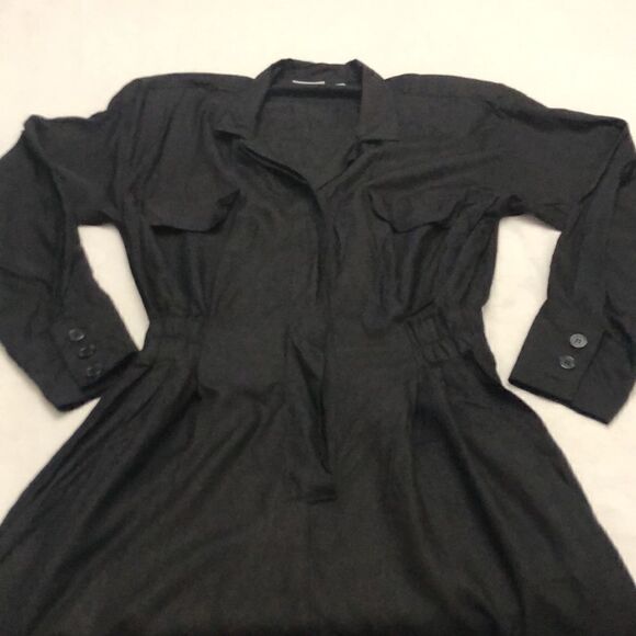 Vintage Avon Fashion jumpsuit long sleeve elastic waist and pockets size 7/8 - Picture 5 of 11